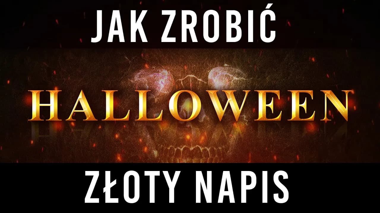 Jak zrobić złoty napis w Photoshopie i zaskocz innych efektami